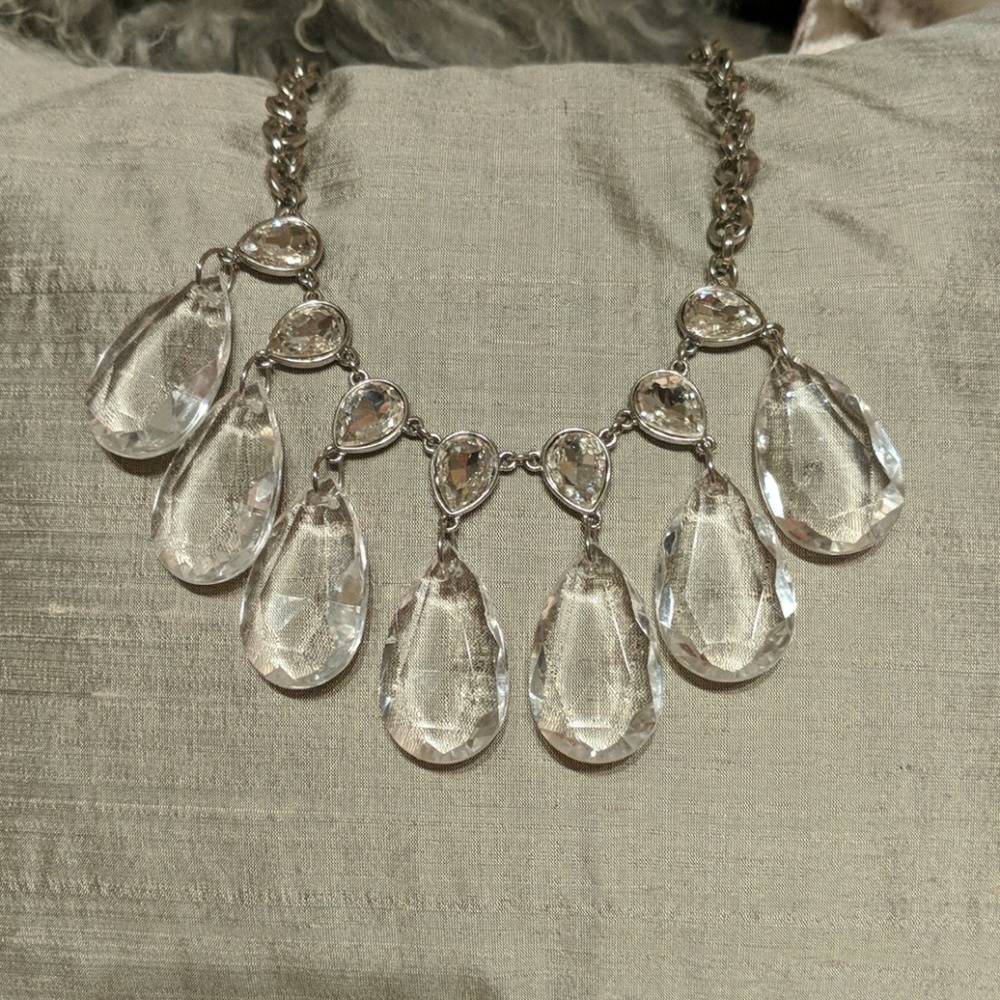Chandelier cystal necklace